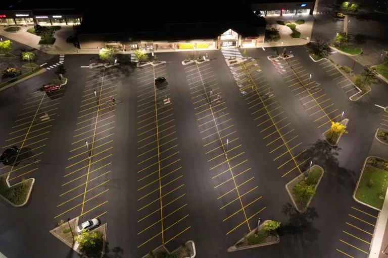 Safeway commercial parking lot paved by Asphalt Coatings Company in Colorado
