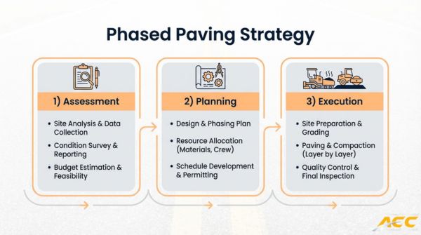 Phased Asphalt Paving Strategies for Multi-Tenant Properties