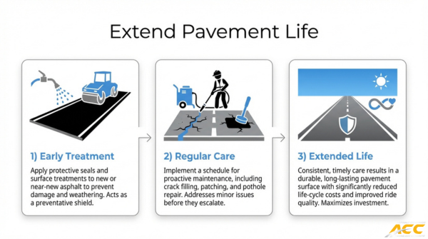 How Preventive Asphalt Maintenance Extends Pavement Lifespan