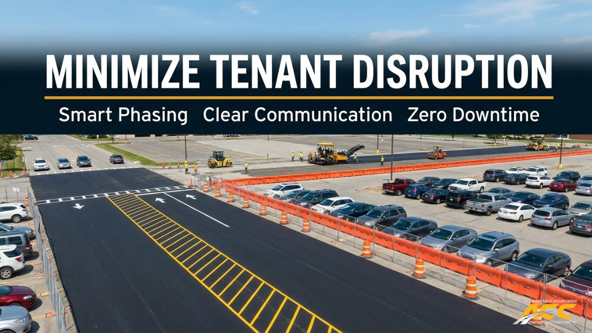 How to Minimize Tenant Disruption During Asphalt Repairs