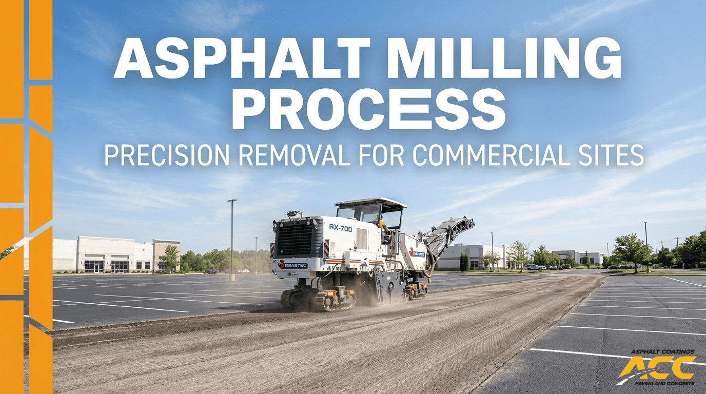 Asphalt Milling Process Steps & Guide for Commercial Sites