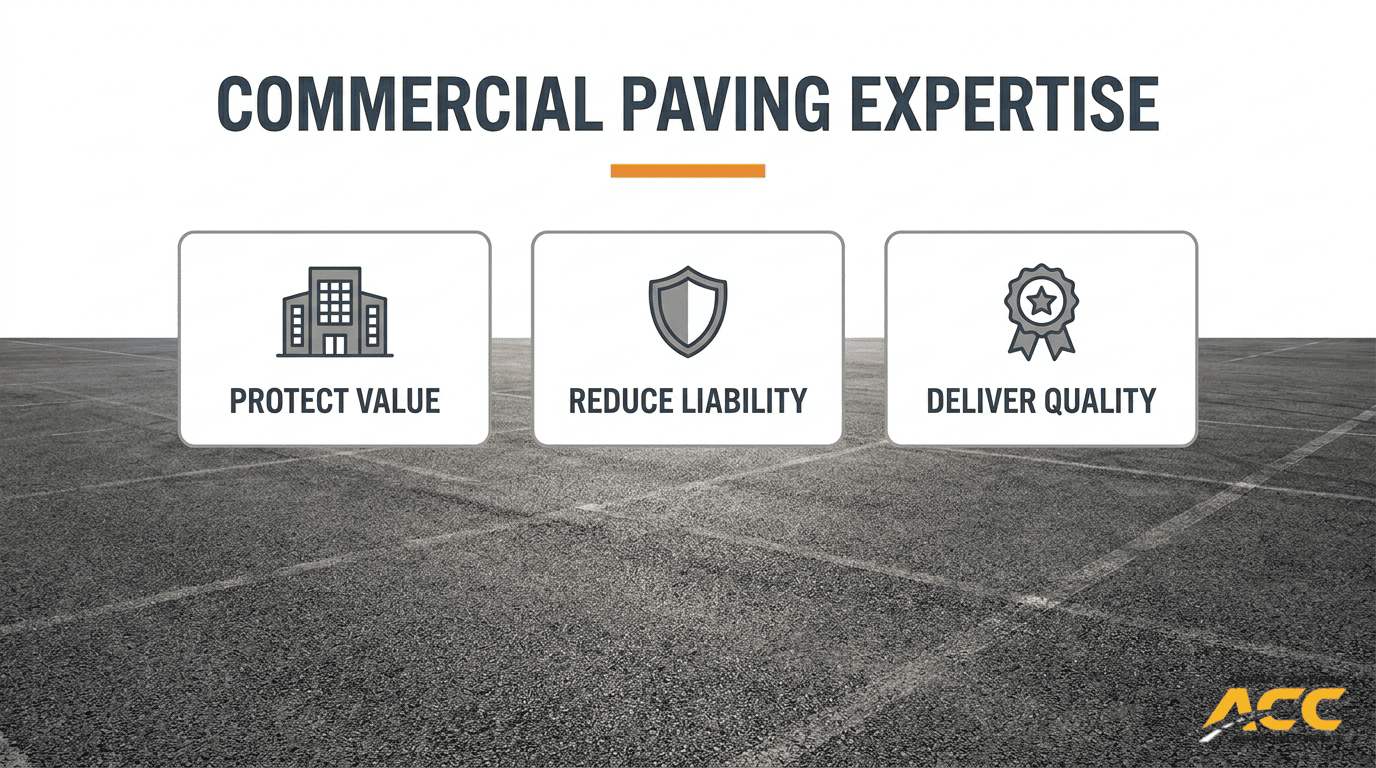 Role of a Commercial Paving Company: Importance & Services