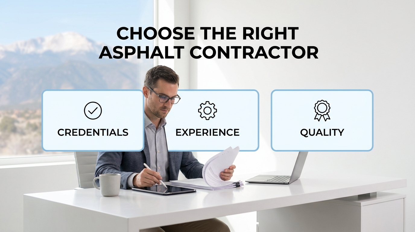 How Do You Choose a Commercial Asphalt Contractor in Colorado Springs?