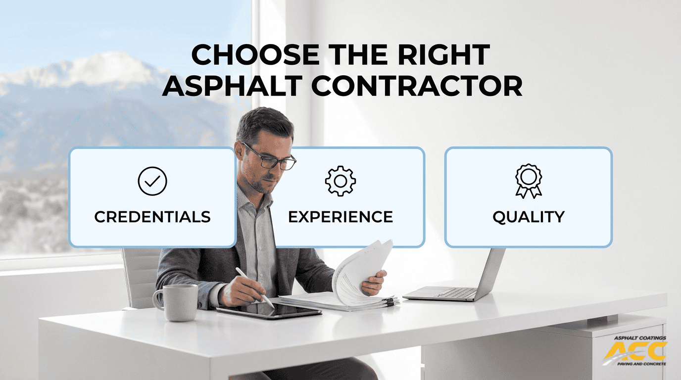 How Do You Choose a Commercial Asphalt Contractor in Colorado Springs?