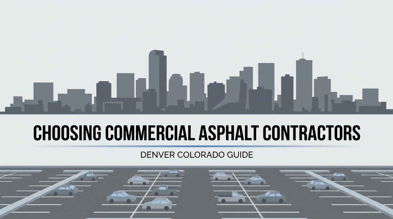 How Do You Choose a Commercial Asphalt Contractor in Denver?