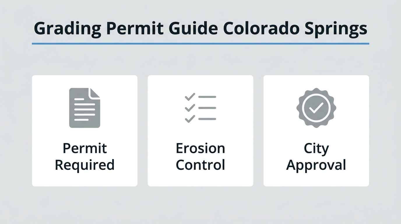 Do You Need a Grading and Erosion Control Permit for Your Colorado Springs Lot Project?