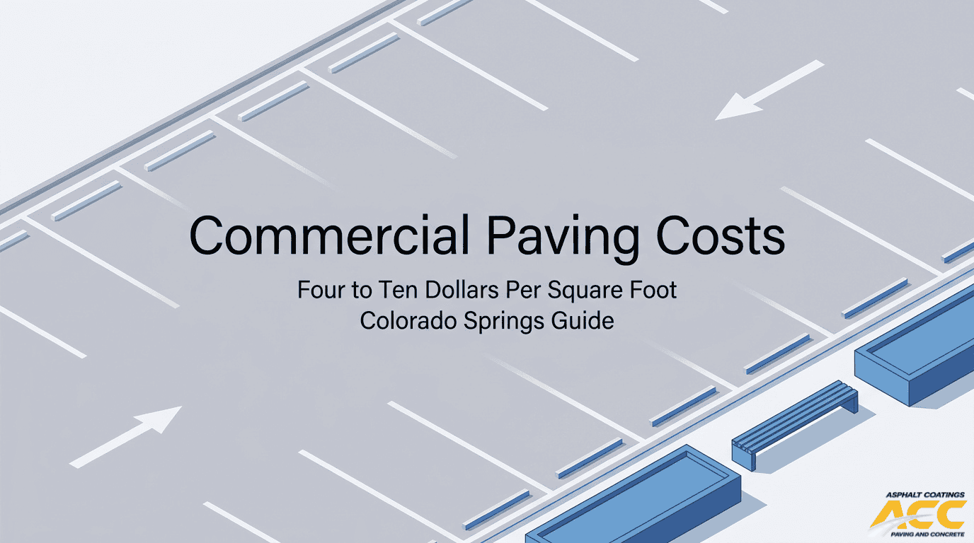 What Does Commercial Asphalt Paving Cost in Colorado Springs?