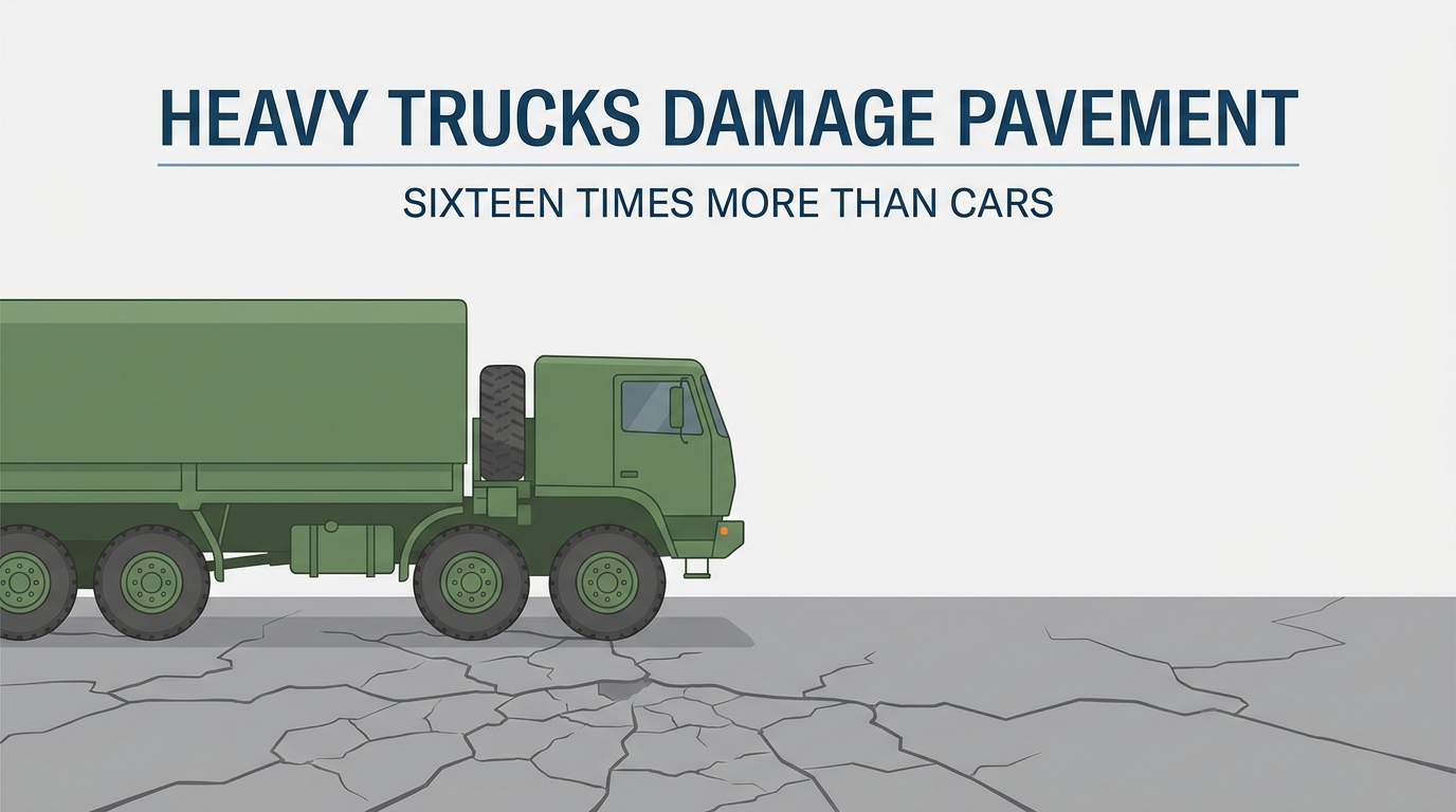 How Does Heavy Truck Traffic Near Fort Carson Shorten Pavement Life?