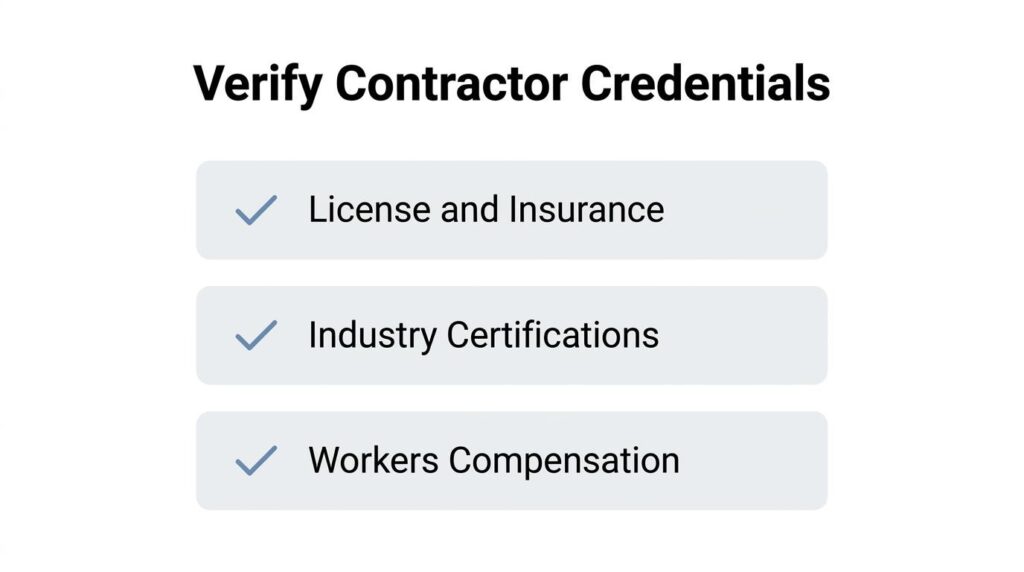 Credential checklist for Colorado Springs asphalt contractors
