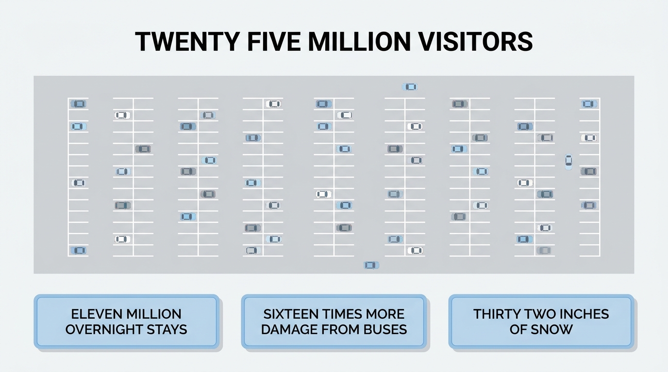 How Does Pikes Peak Region Tourism Traffic Wear Down Hotel and Resort Parking Lots?