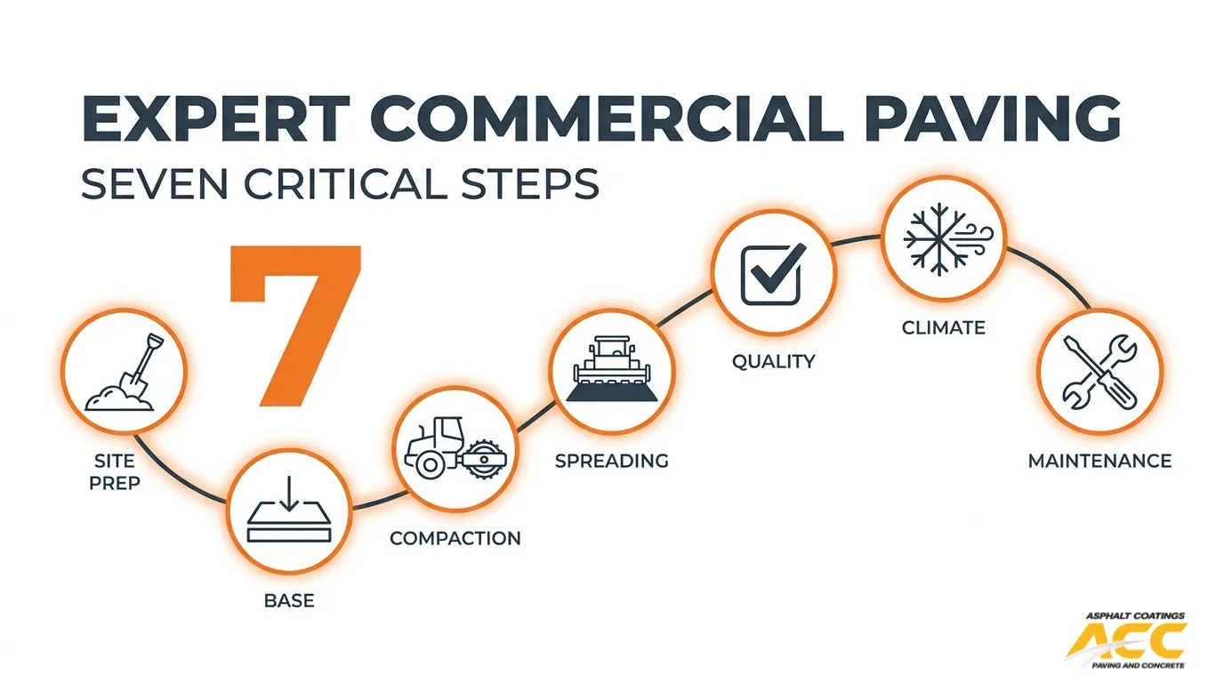 What Are the 7 Steps to Expert Commercial Asphalt Paving Installation?