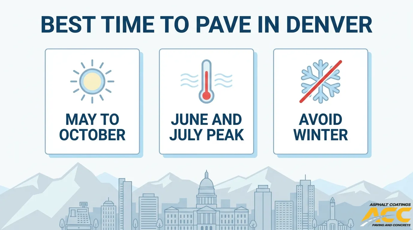 When Is the Best Time of Year to Pave Commercial Lots in the Denver Metro?