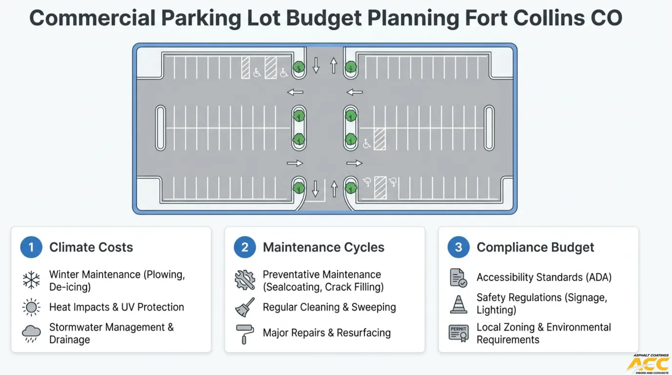 How Should You Plan a Commercial Parking Lot Maintenance Budget in Fort Collins, CO?