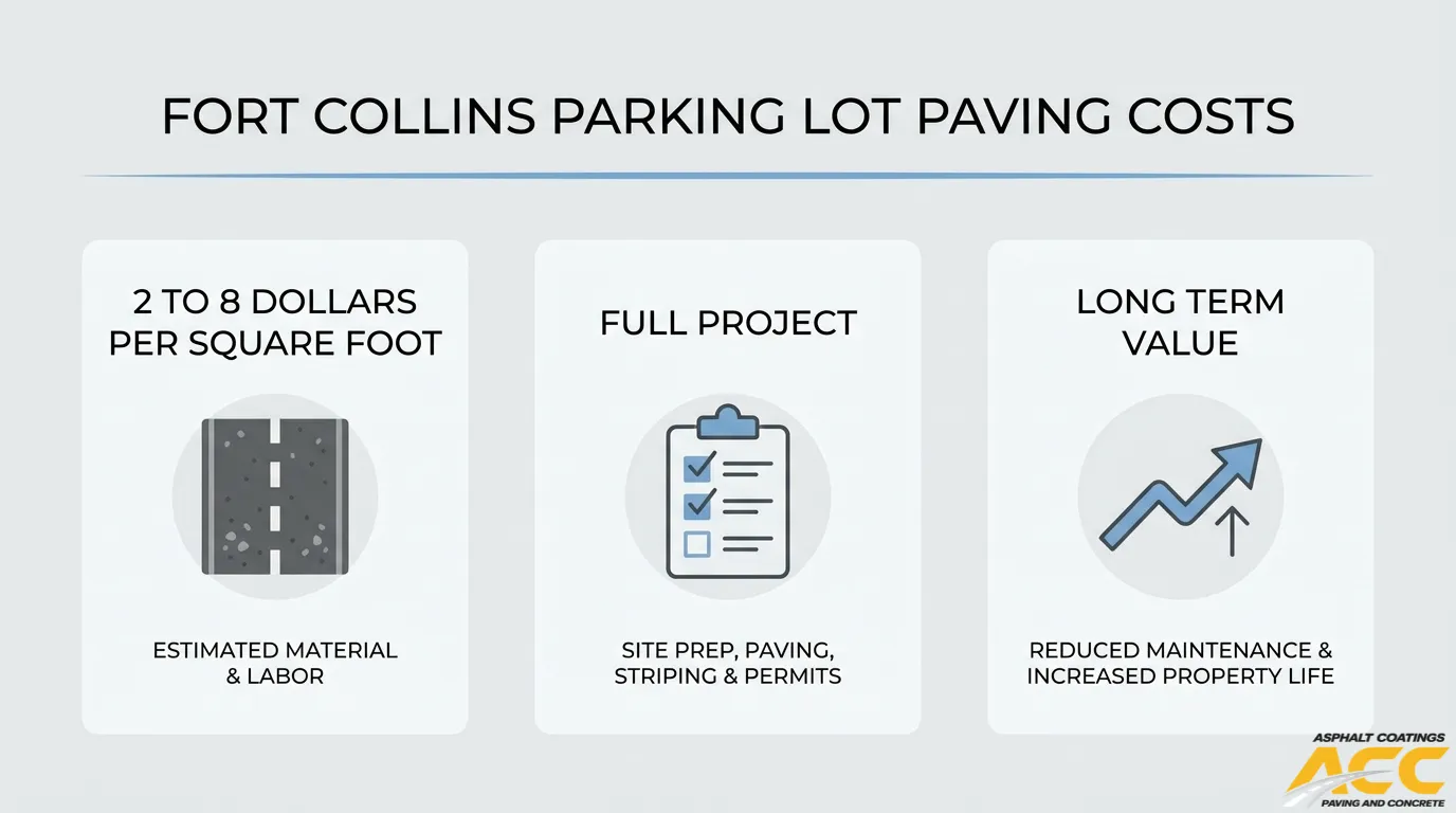 What Should You Expect to Pay for Commercial Parking Lot Paving in Fort Collins, CO?