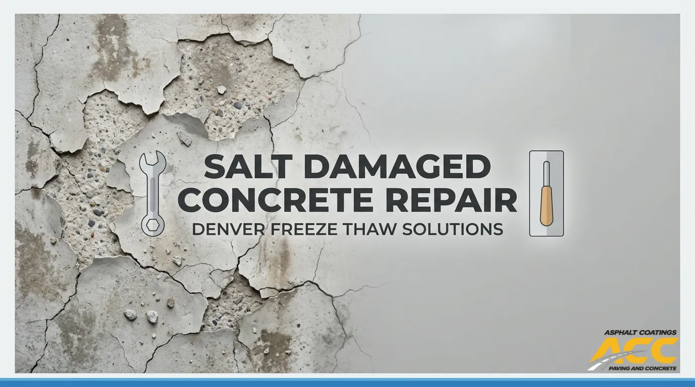 How Should You Handle Salt-Damaged Concrete Repair in Denver, CO?