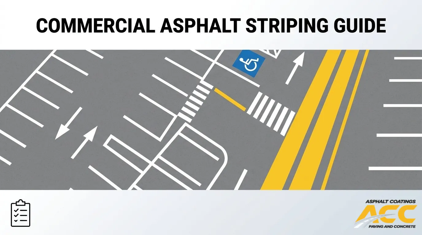 Commercial Asphalt Striping & Marking Process Guide