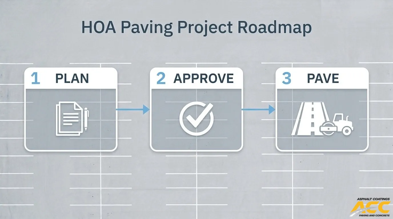 How Should HOAs and Apartment Boards Plan and Approve a New Paving Project?