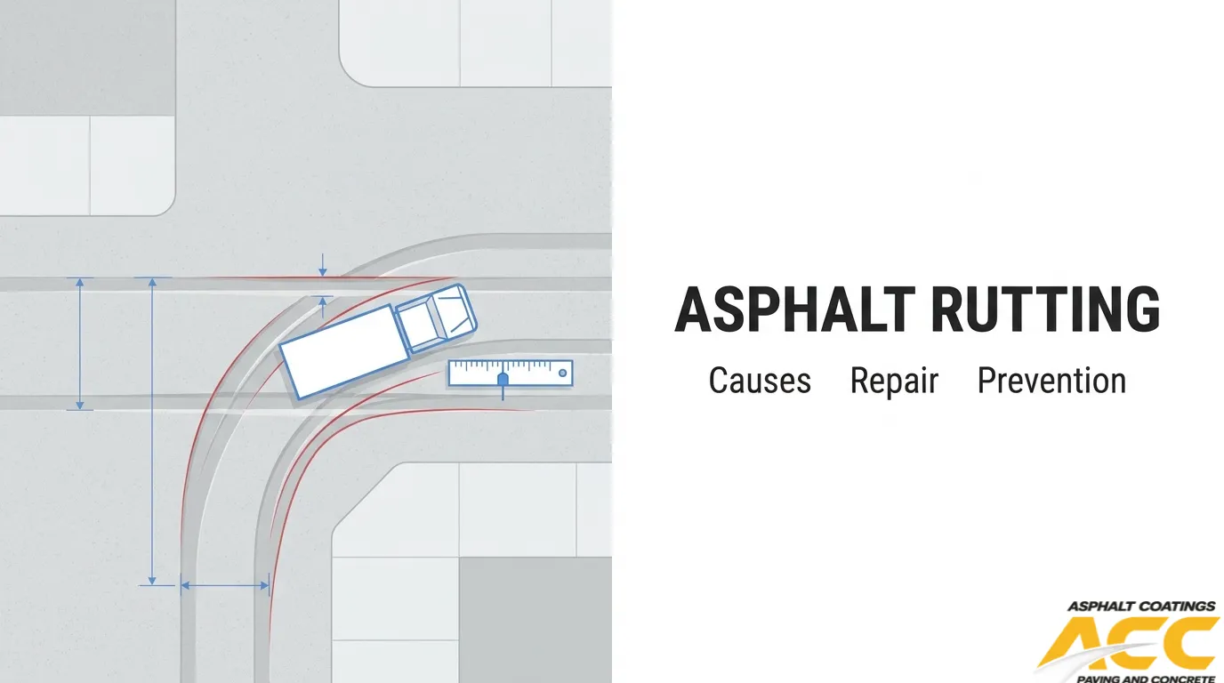 What Should Property Managers Know About Asphalt Rutting in Truck and Delivery Lots?